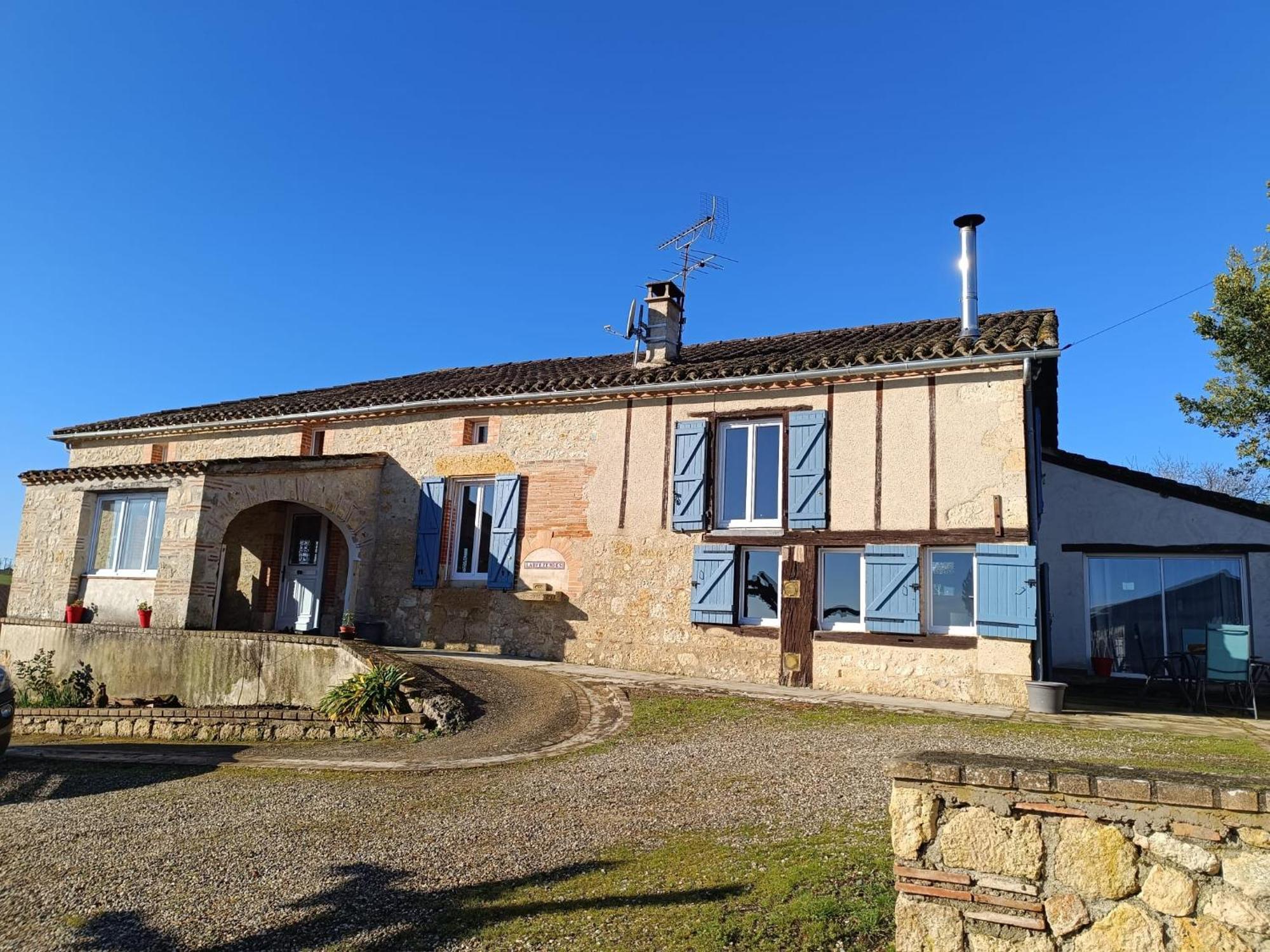 La Fezendes Bed and Breakfast Miradoux Esterno foto